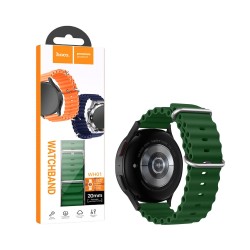 Hoco Double Buckle Silicone Bracelet WH01 Flexible Series Marine 20mm Alfalfa Green Hoco Double Buckle Silicone Bracelet WH01 Flexible Series Marine 20mm Alfalfa Green